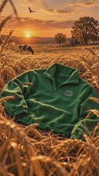 Farm & Field — Embroidered Half-Zip Fleece
